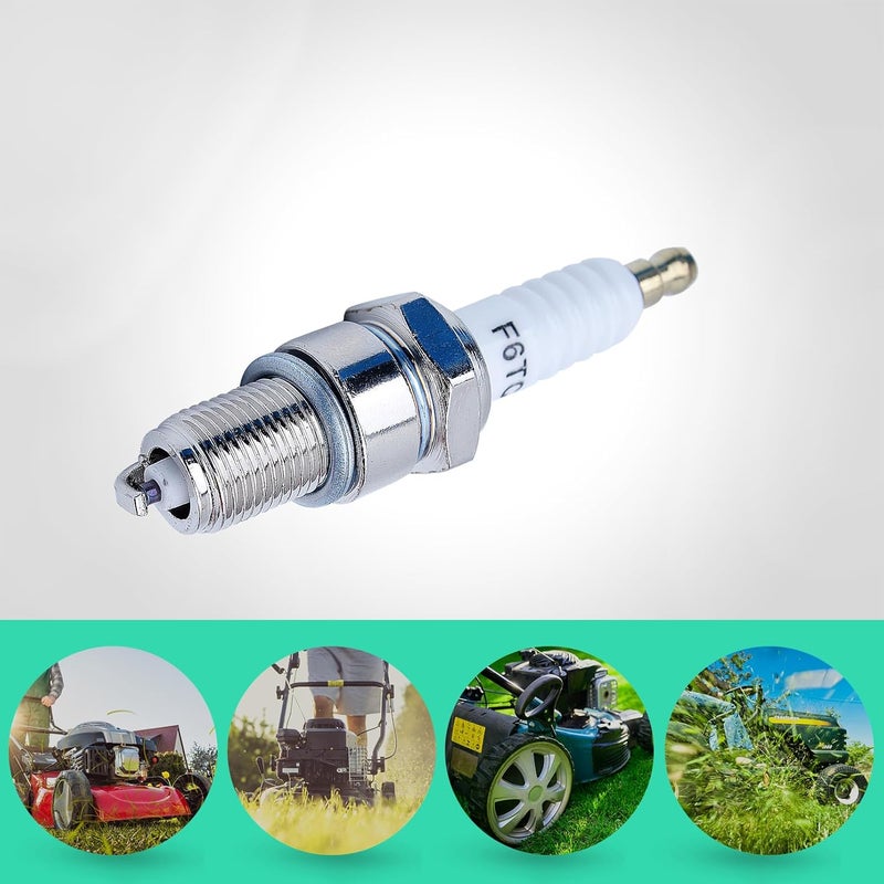 Adefol F6TC Spark Plug for NGK BP6ES and for Champion N9YC, Spark Plugs Fit for GX160 GCV160 GX100 GX120 GX200 GX240 GX270 GX340 GX390 Series Lawnmower Engine Sparkplug - Image 4